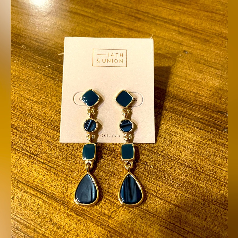 New 14th and Union drop earrings